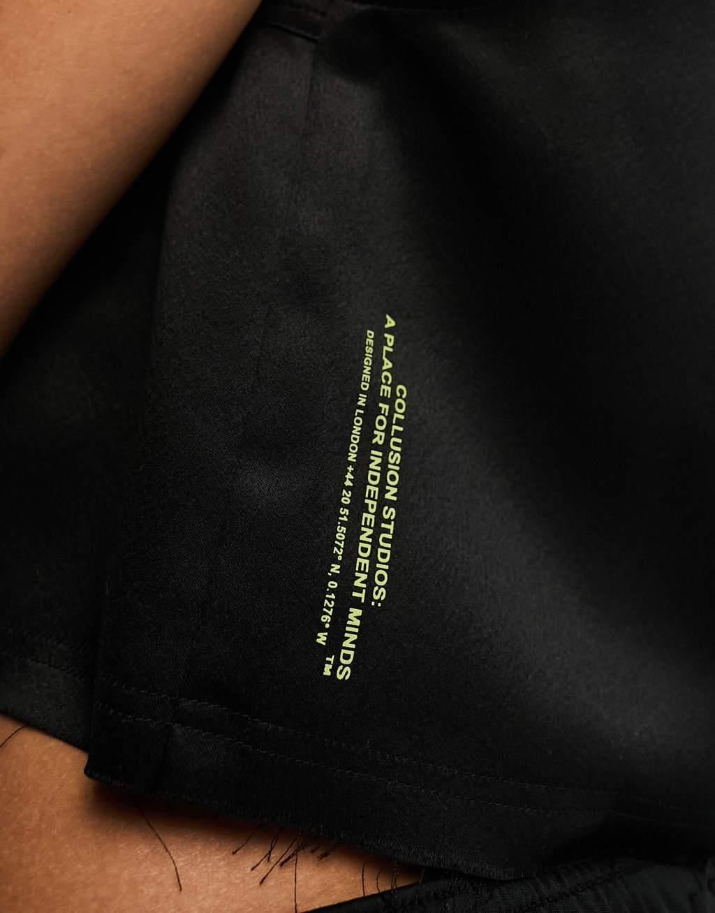 COLLUSION studios satin top Product Image