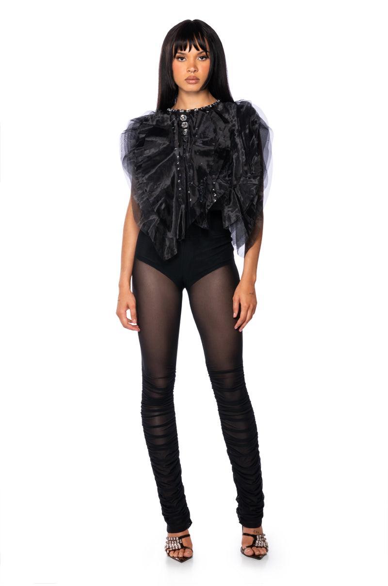 SEARCHING FOR YOU LAYERED ORGANZA BLOUSE Product Image