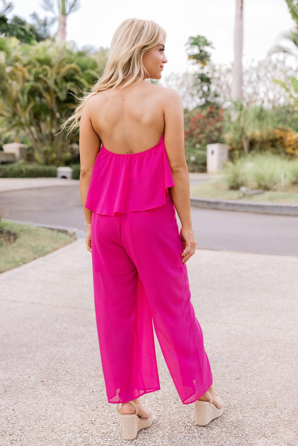 Something To Dream About Magenta Pants FINAL SALE Product Image
