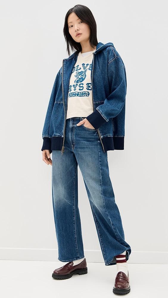 MOTHER The Big Tipper Zip Hoodie | Shopbop Product Image