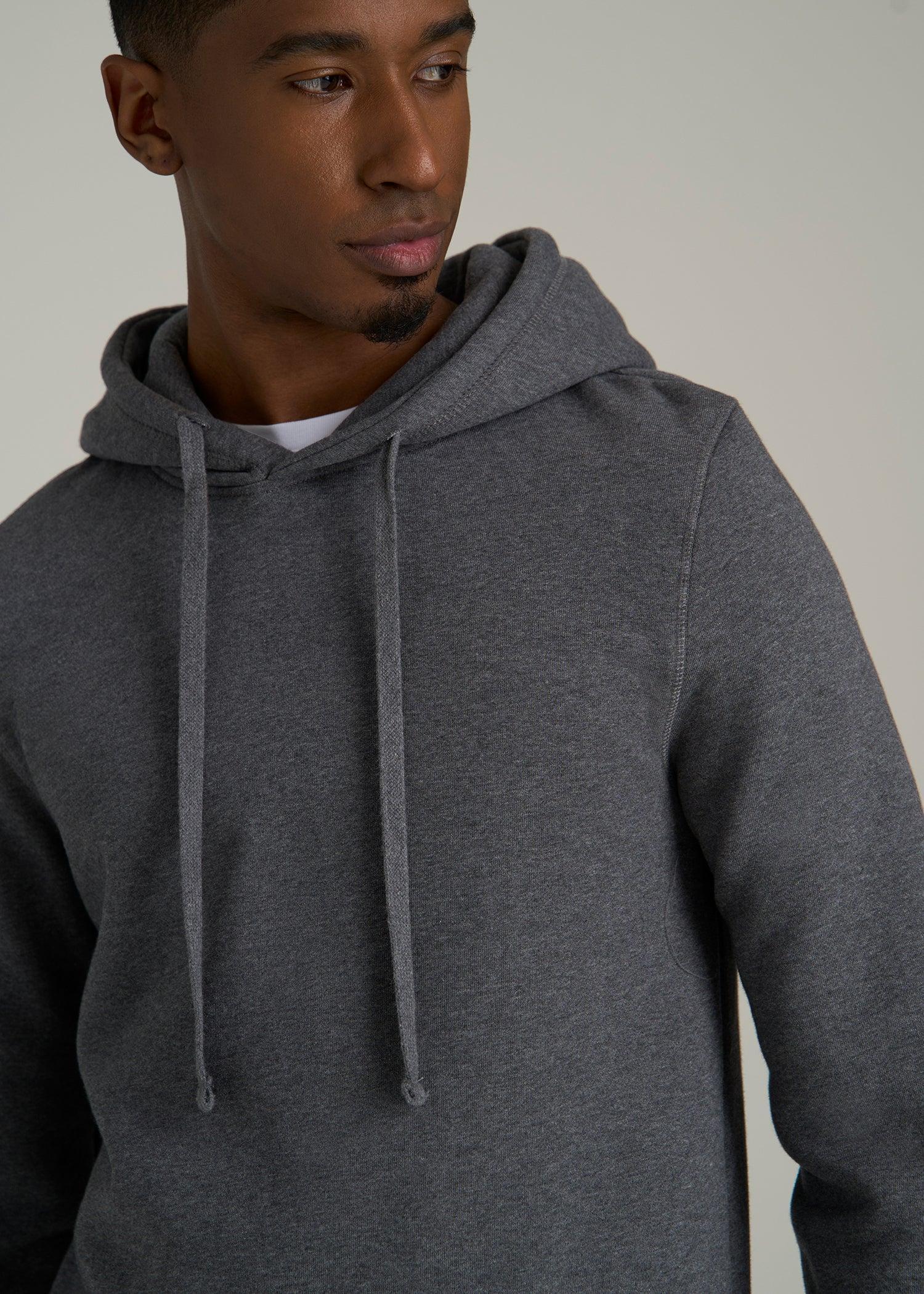 Wearever 2.0 Fleece Hoodie for Tall Men in Charcoal Mix Product Image