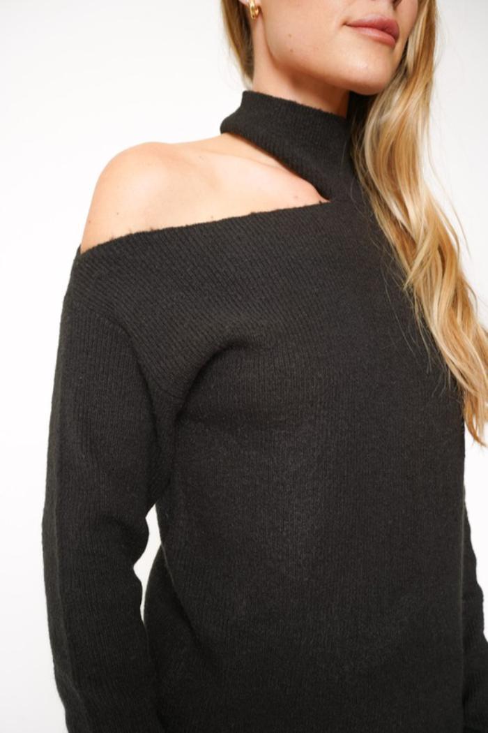One Shoulder Sweater Product Image