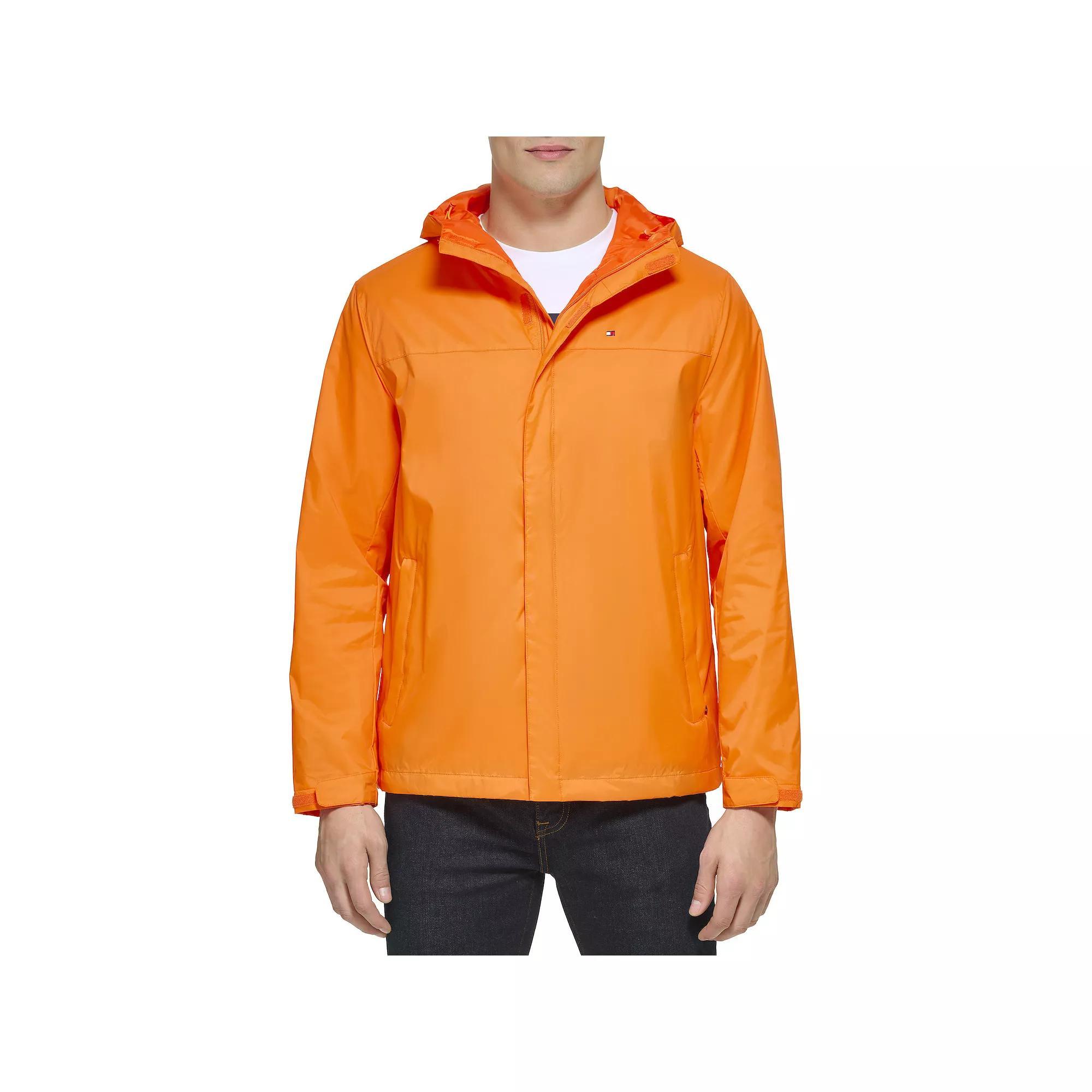 Mens Tommy Hilfiger Hooded Rain Jacket Product Image