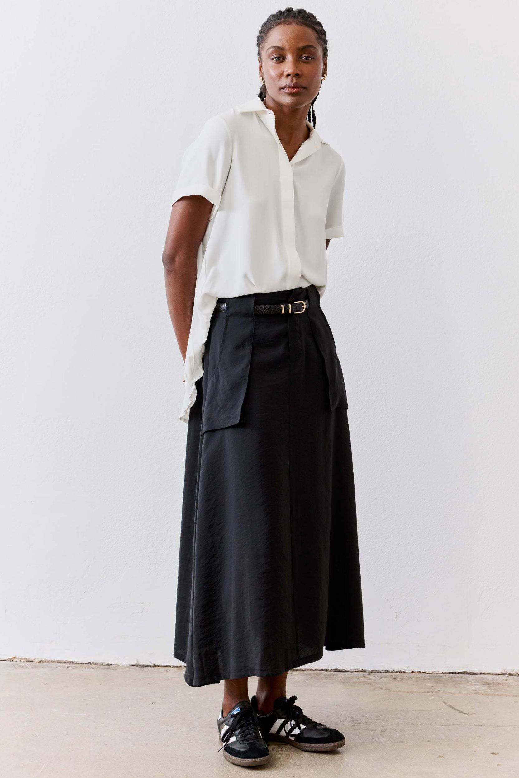 Light Poplin Utility Skirt Product Image