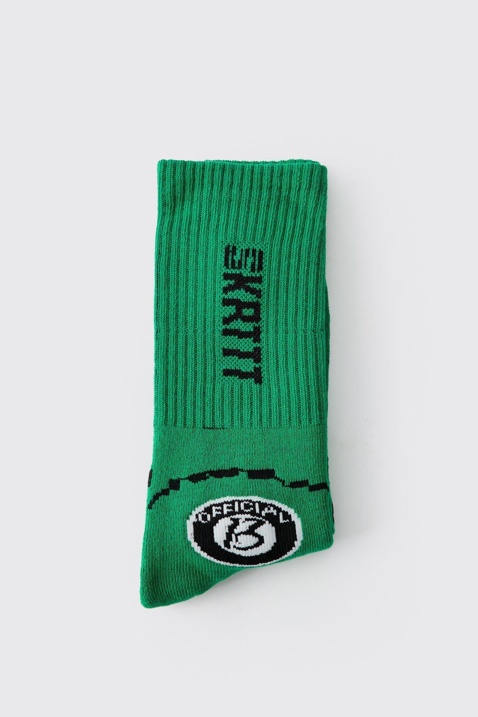 Moto Racing Flag Socks | boohooMAN USA Product Image