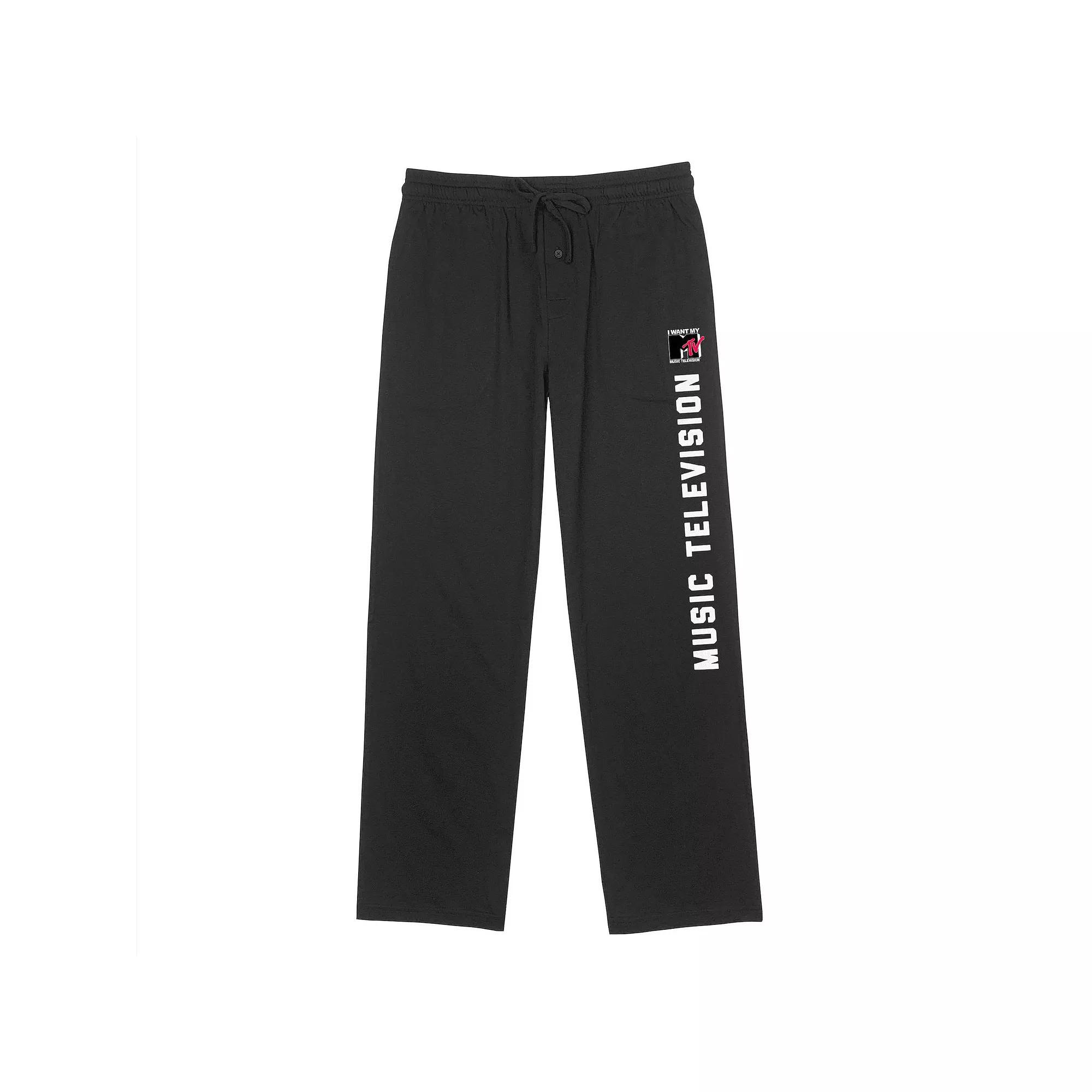 Mens MTV Music Television Logo Pajama Pants Product Image