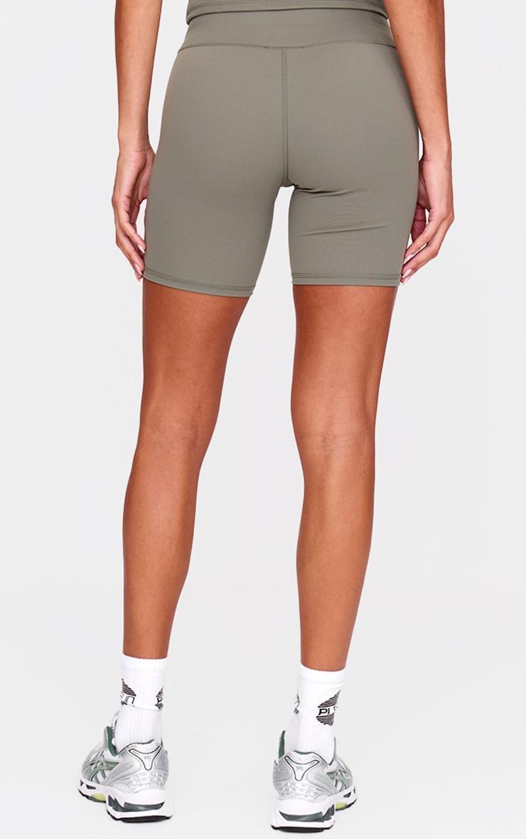 Olive Ultimate Sculpt High Waist Gym Shorts Product Image