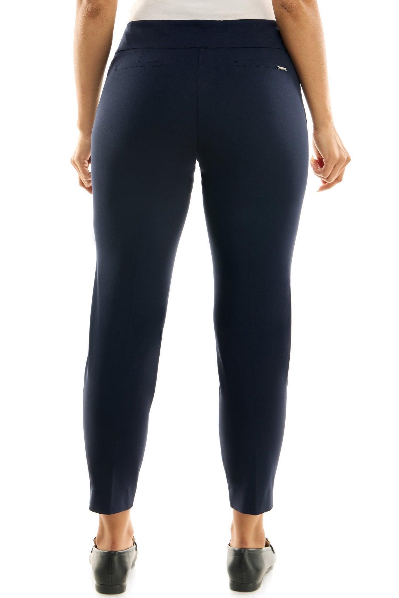 Pull-On Ankle Pant with Faux Back Pockets Product Image