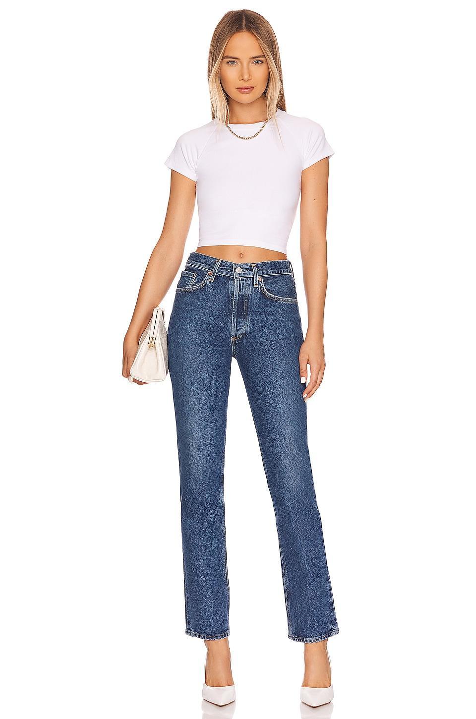 Lana Mid Rise Straight AGOLDE Product Image