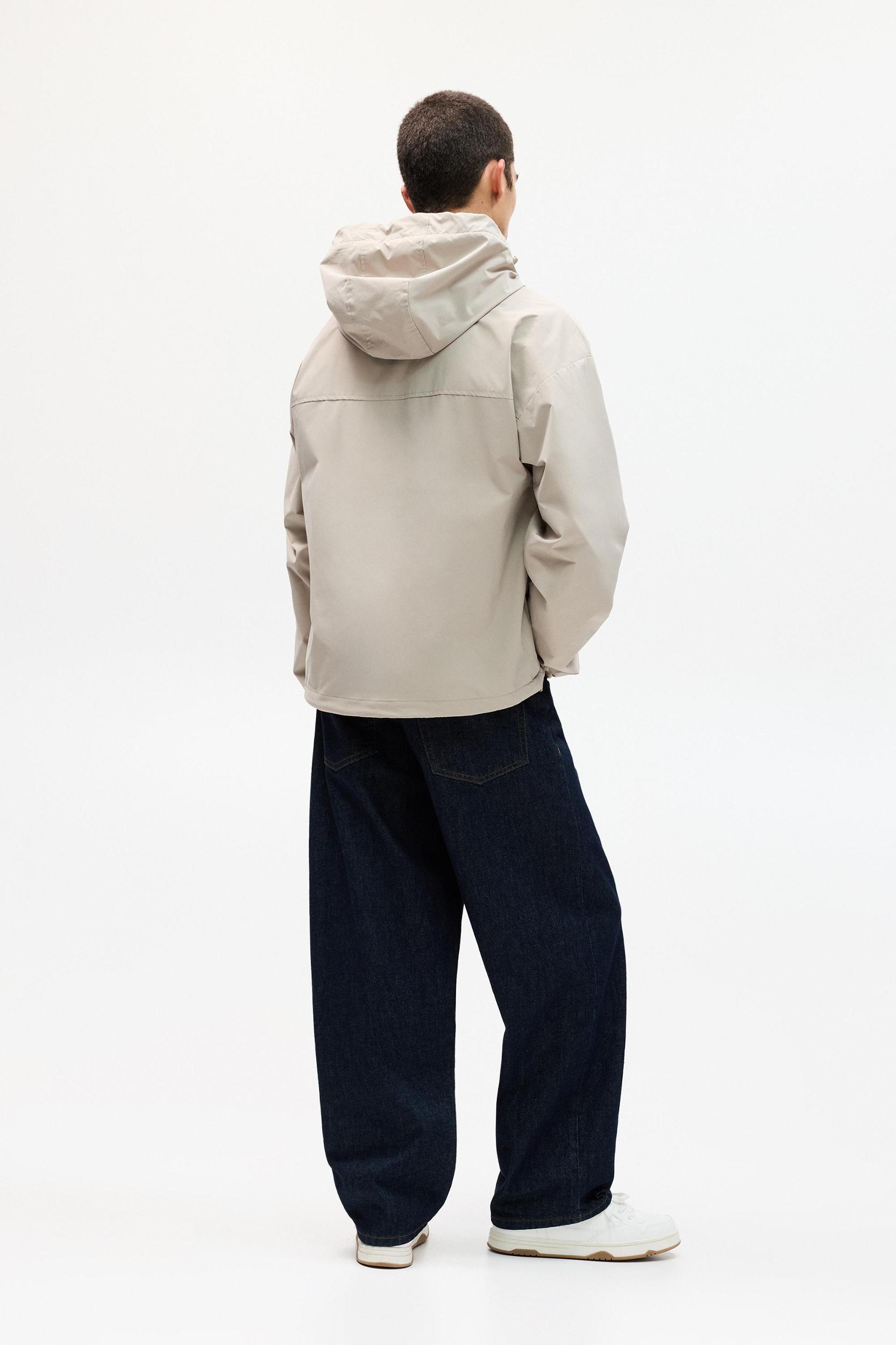 Color block raincoat Product Image