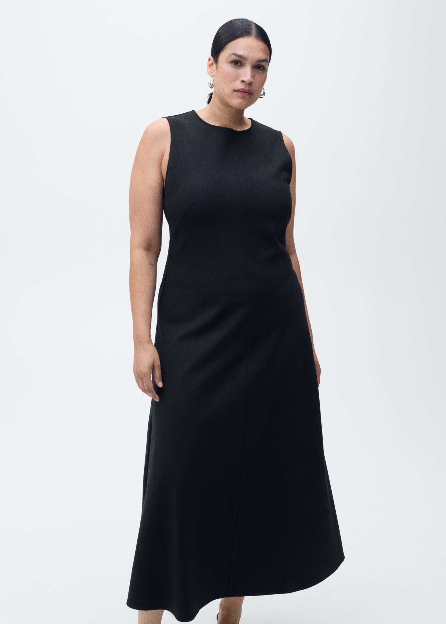 Flared midi-dress - Women | MANGO USA Product Image