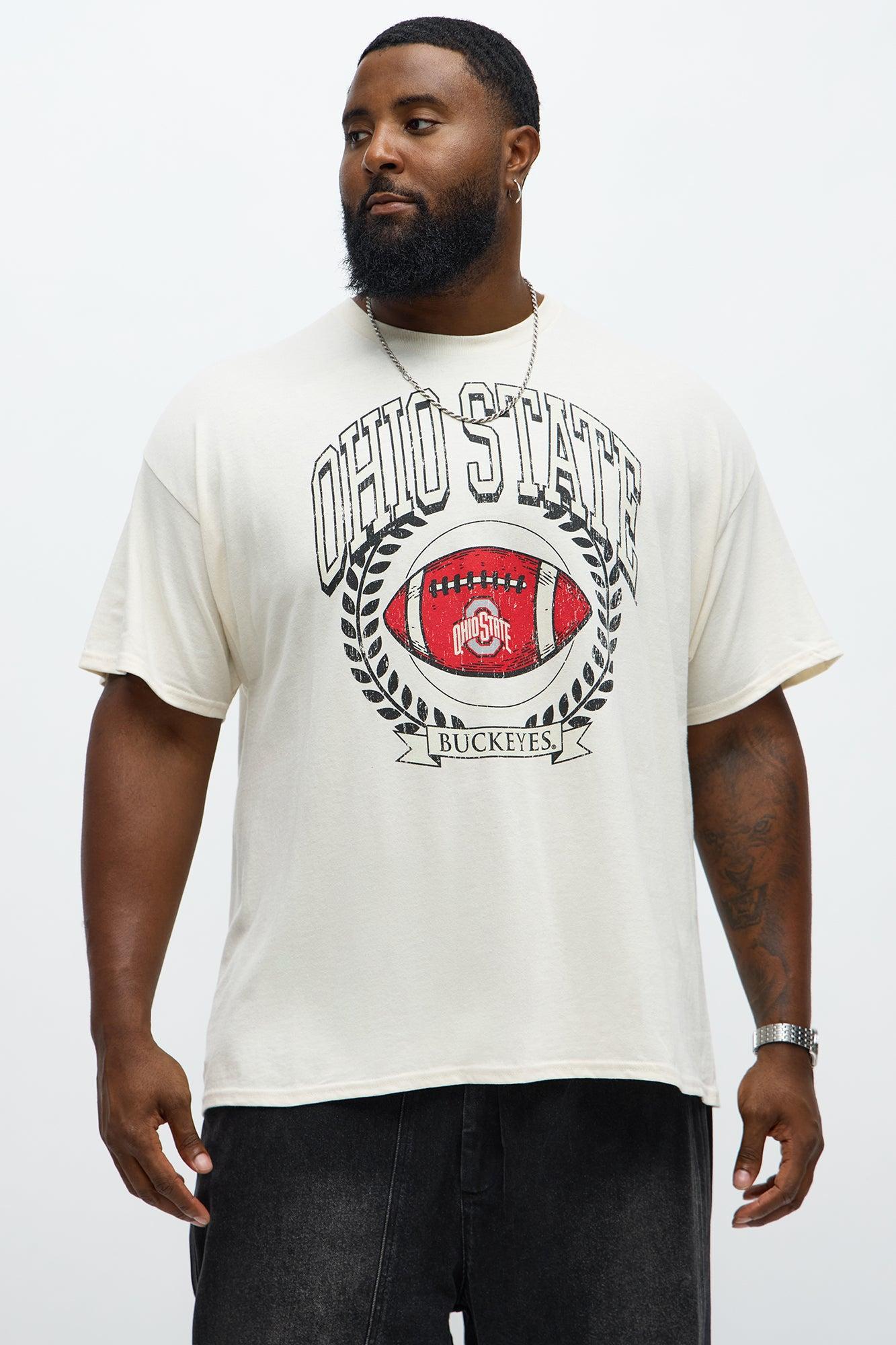 Ohio State Buckeyes Football Short Sleeve Tee - Natural Product Image