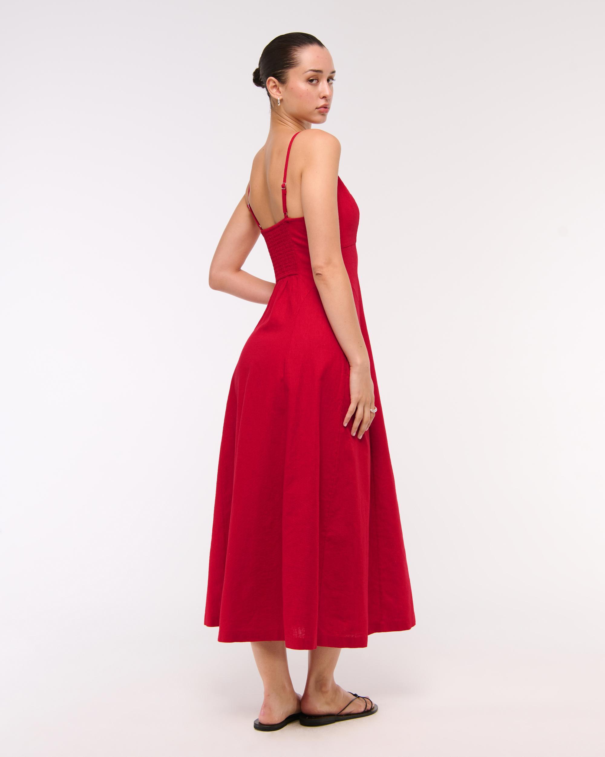 Beaded Flowy Midi Dress Product Image