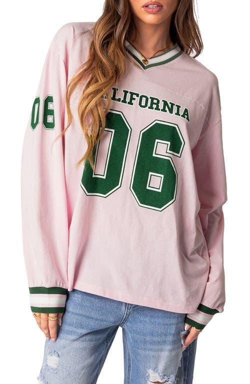 Womens Cali Oversized Baseball T-Shirt Product Image