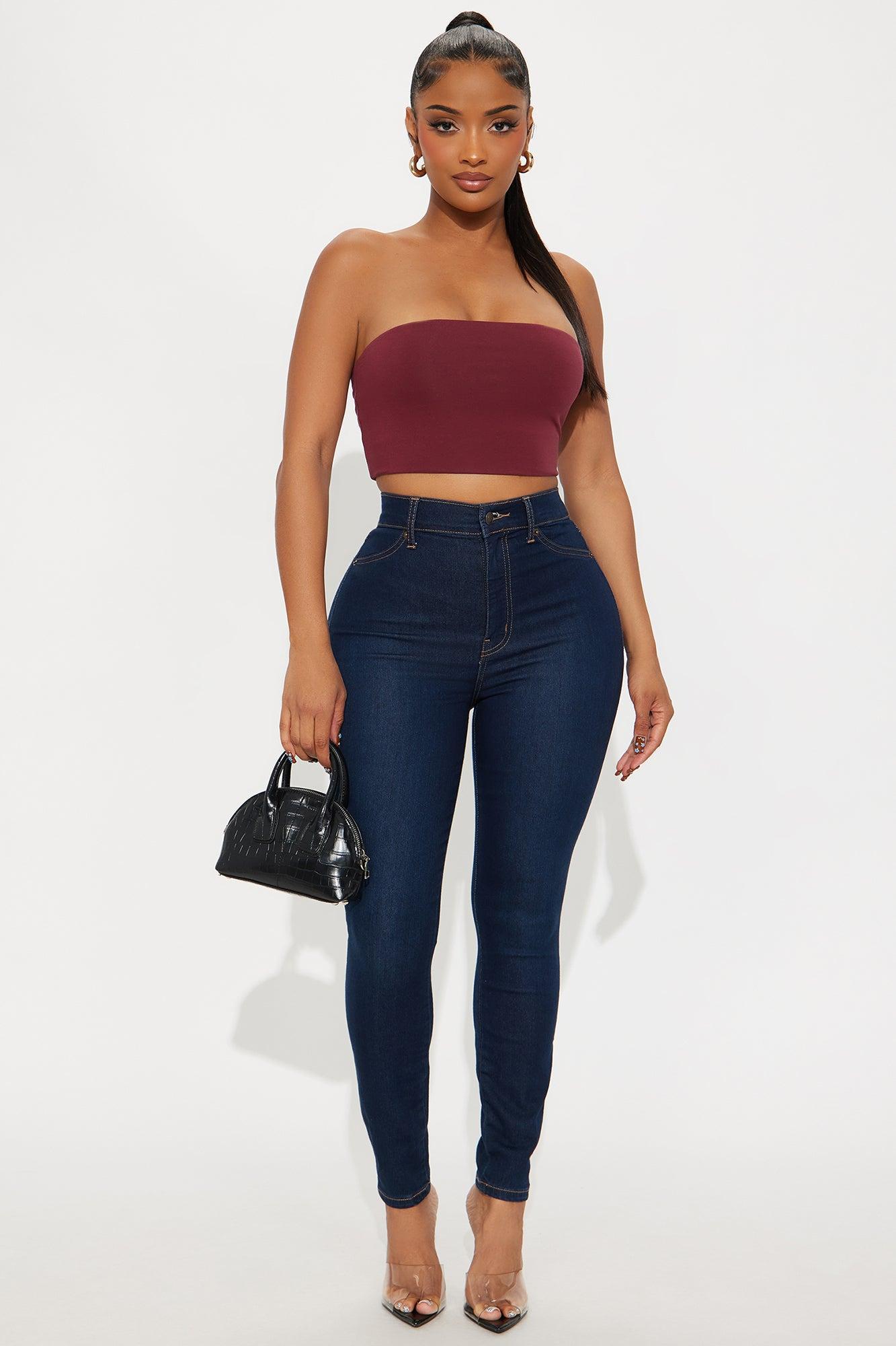 Essential Bandeau - Burgundy Product Image