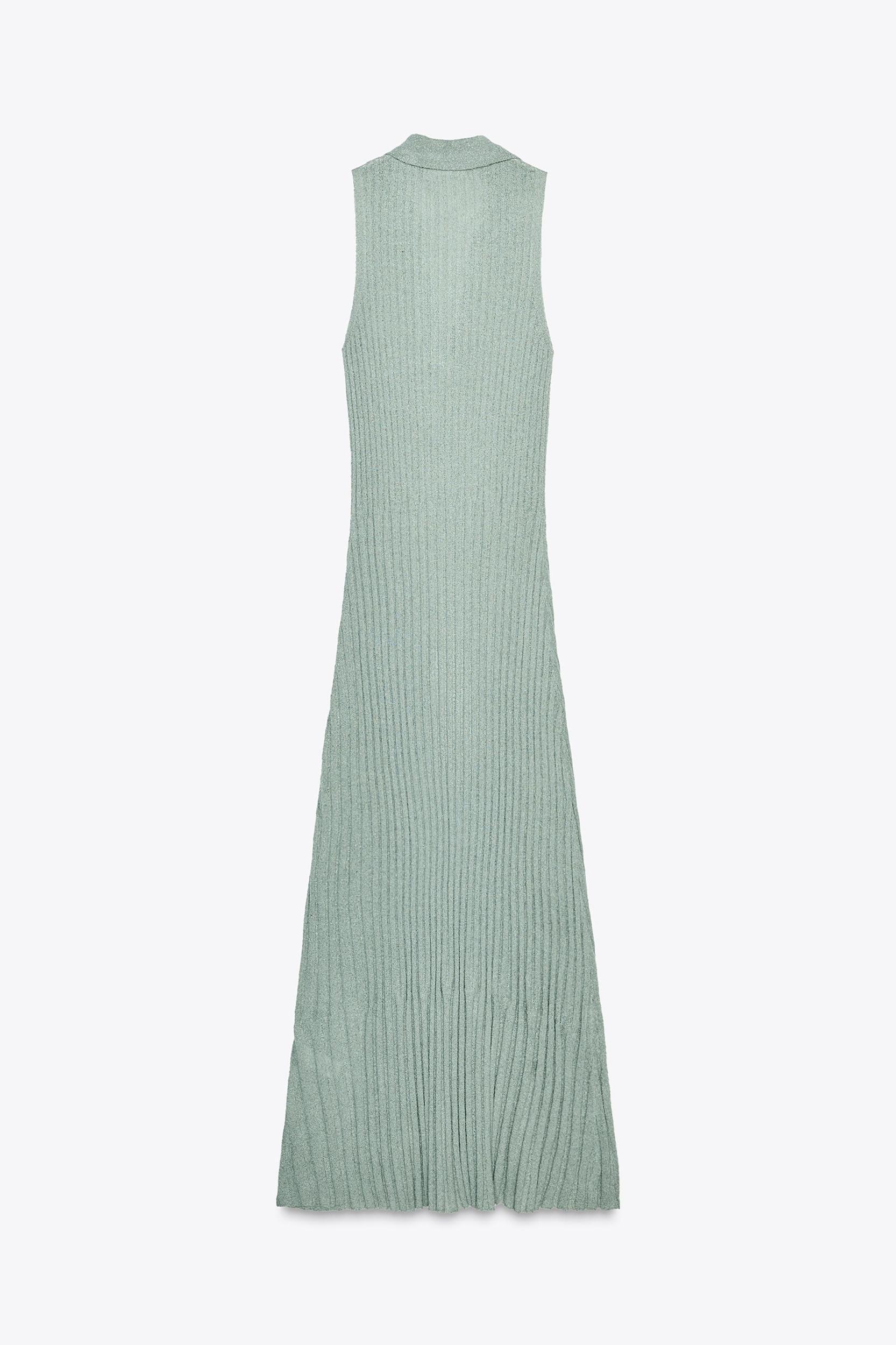CUT-OUT KNIT MAXI DRESS Product Image