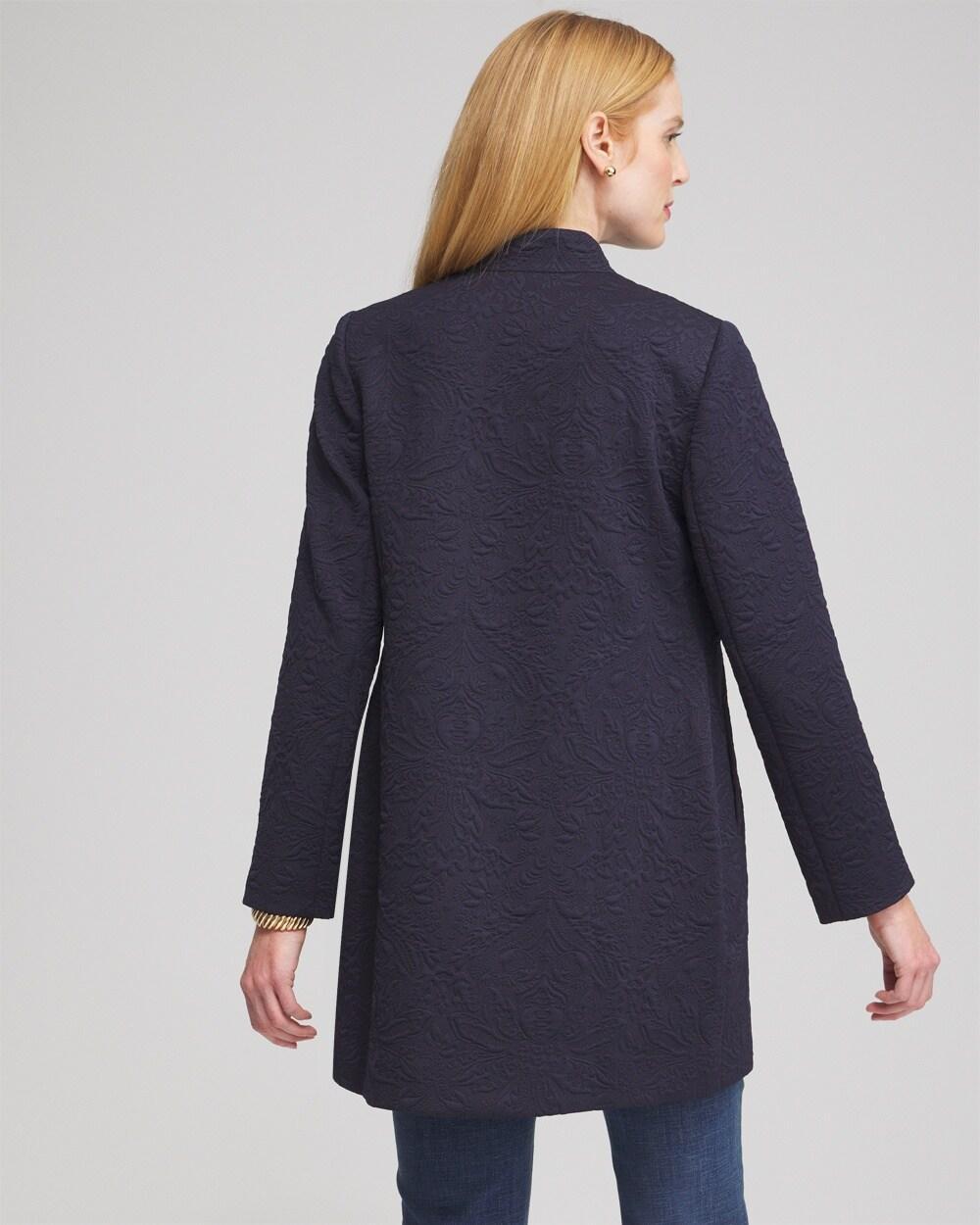 Floral Jacquard Knit Topper Product Image