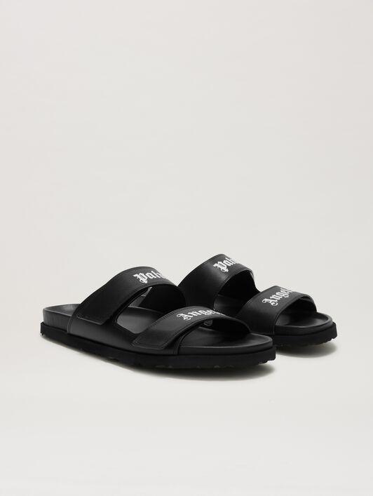LOGO LEATHER SANDAL Product Image