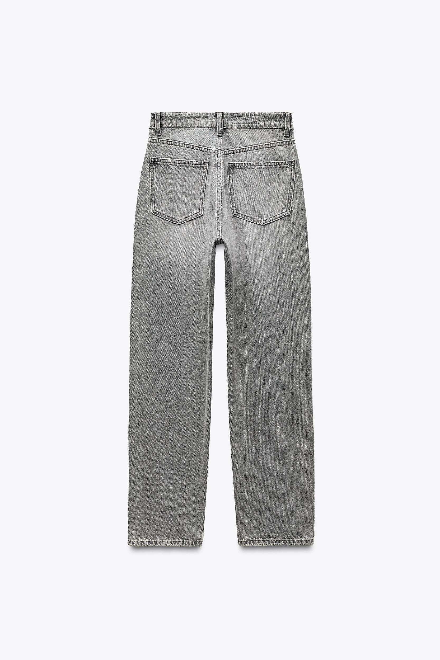 HIGH-WAISTED TRF MOM FIT JEANS Product Image
