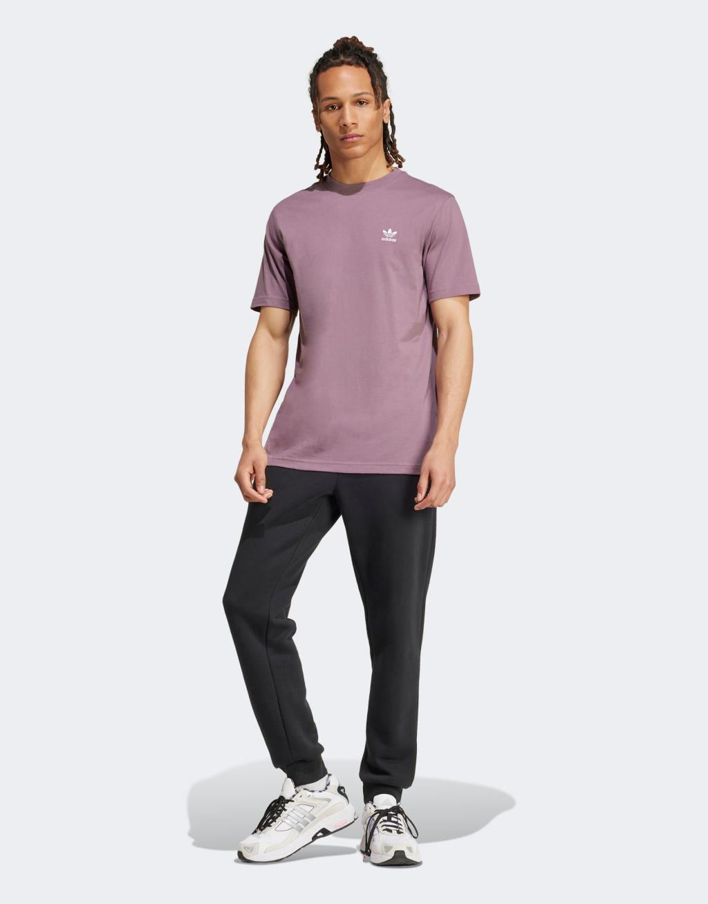 adidas Originals Essentials T-shirt in purple Product Image
