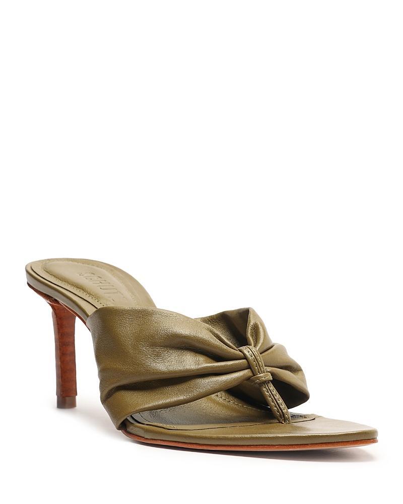 Womens Lori 75MM Gathered Leather Sandals Product Image