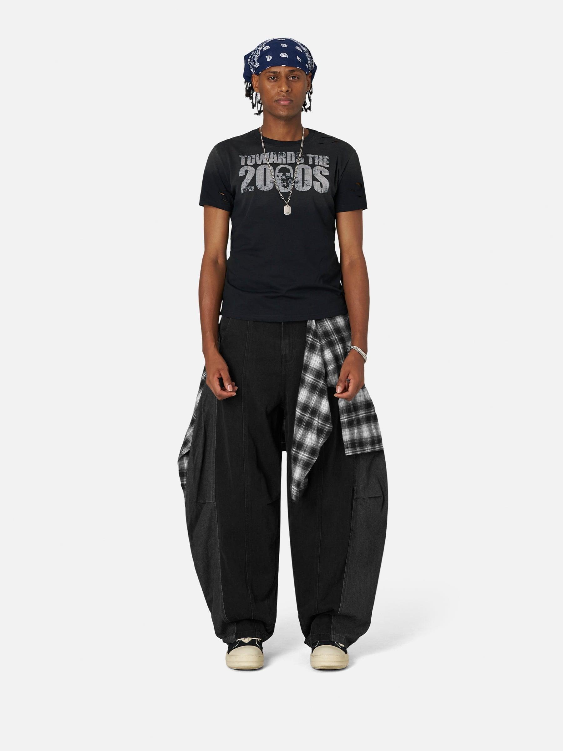 Aelfric Eden Plaid Super Baggy Barrel Jeans Product Image