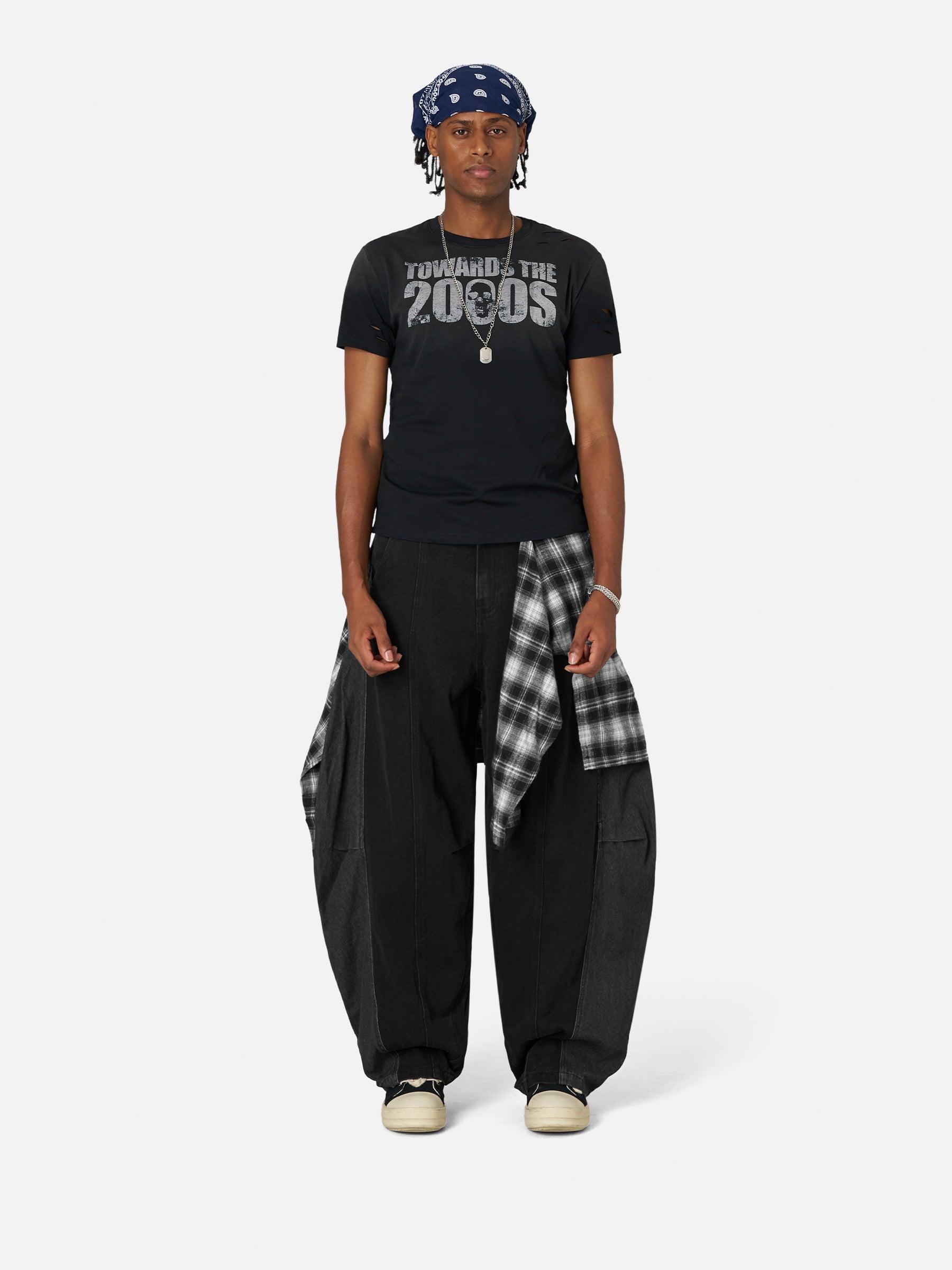 Aelfric Eden Plaid Super Baggy Barrel Jeans Product Image