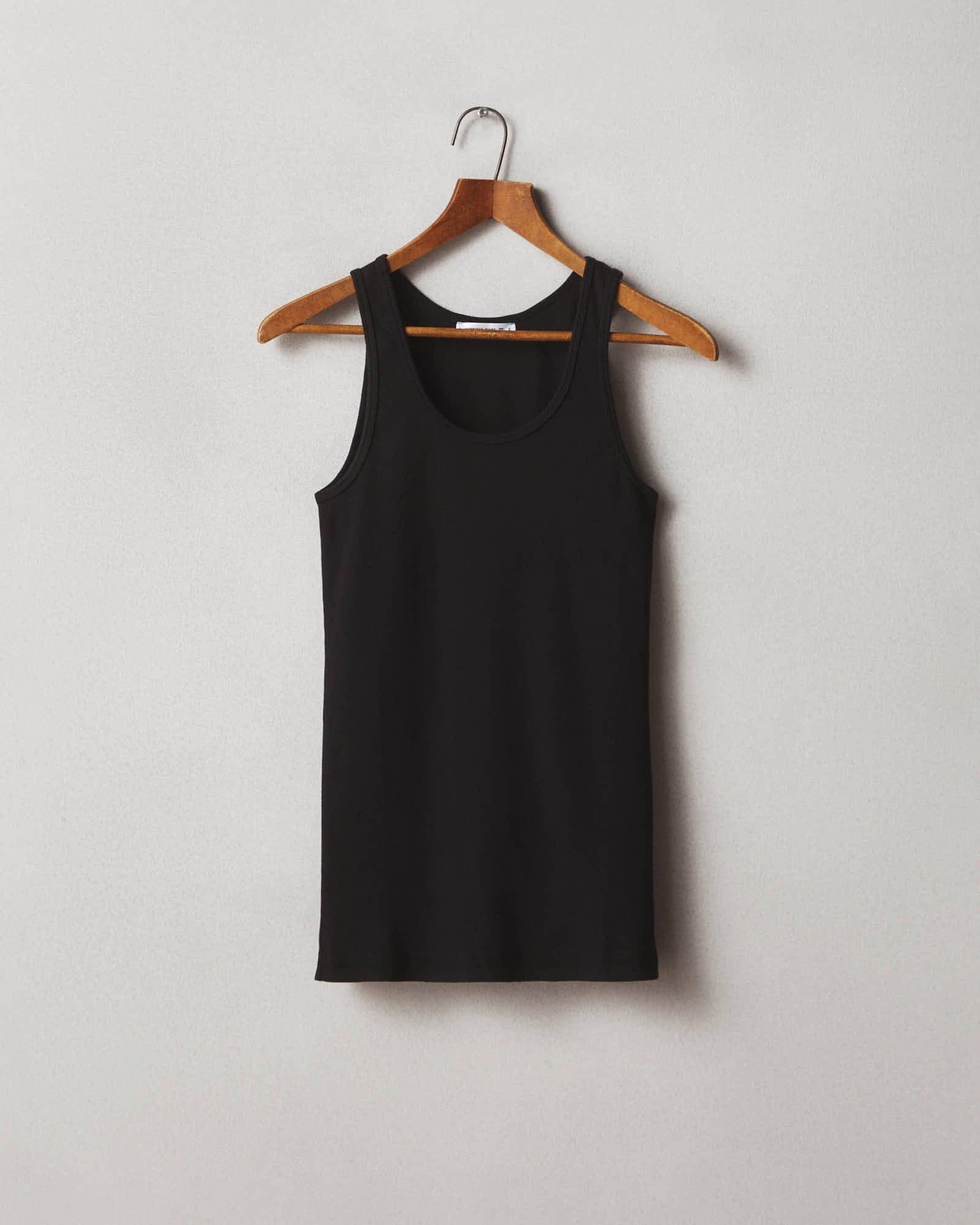 Women's Rib Tank - Black Product Image