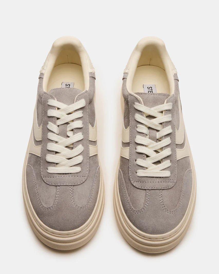Steve Madden Grey Dodge Platform Sneakers - FINAL SALE Female Product Image