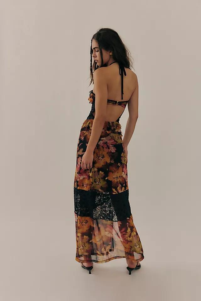 Nightcap Hibiscus Lace Maxi Dress Product Image