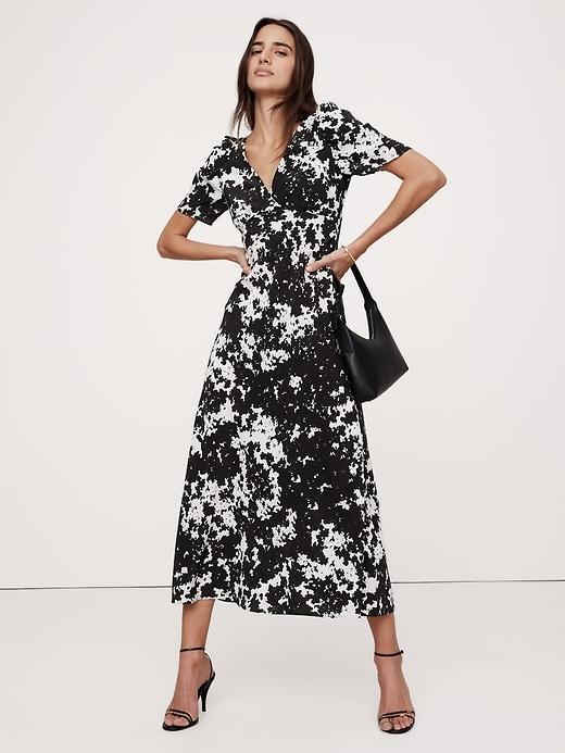Matte Silk Maxi Dress Product Image