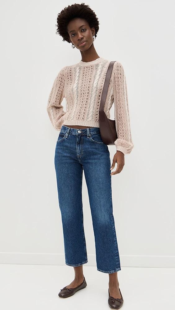 FRAME Femme Cable Mix Sweater | Shopbop Product Image