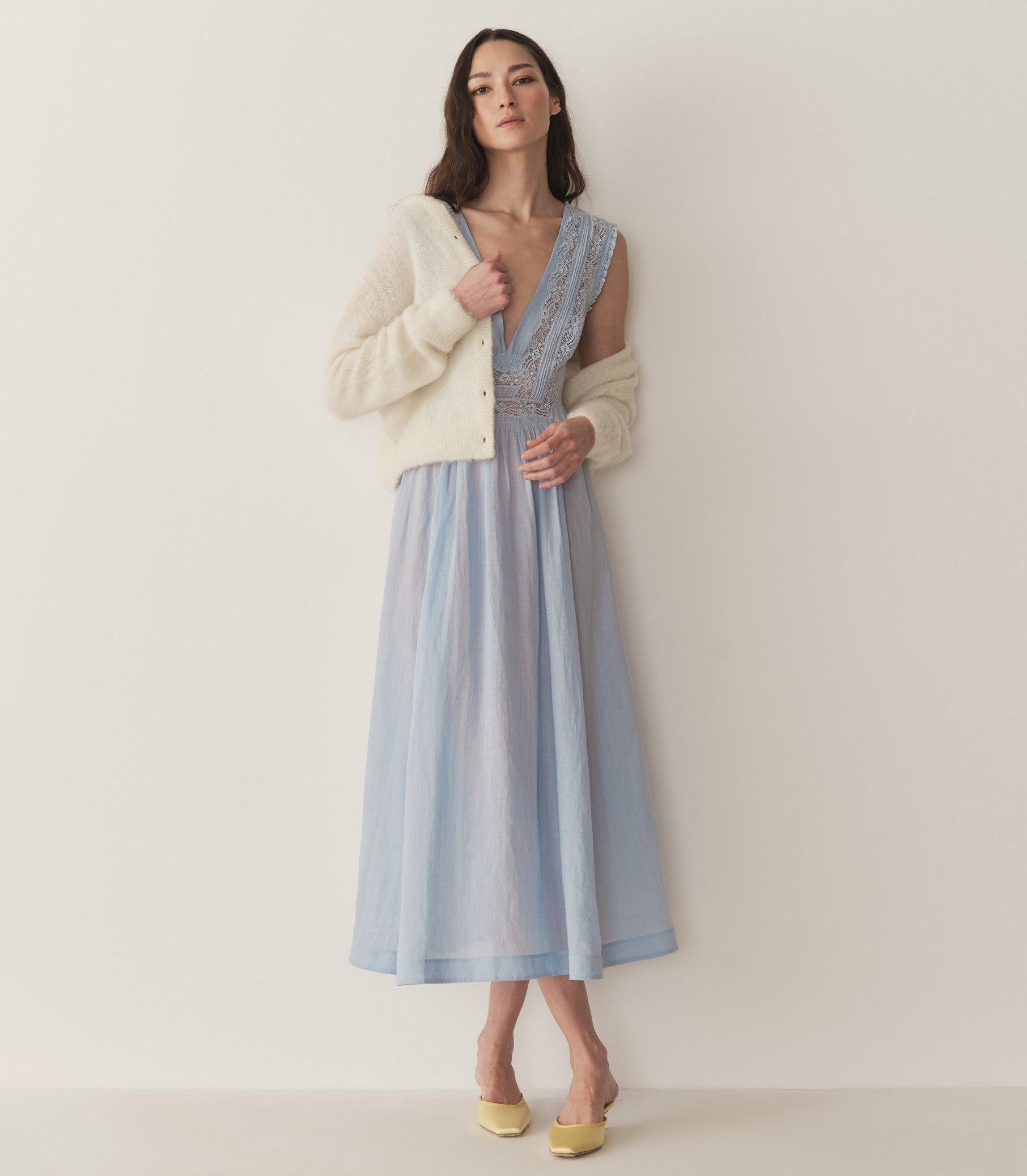 VICTORIA DRESS -- ICY BLUE Product Image