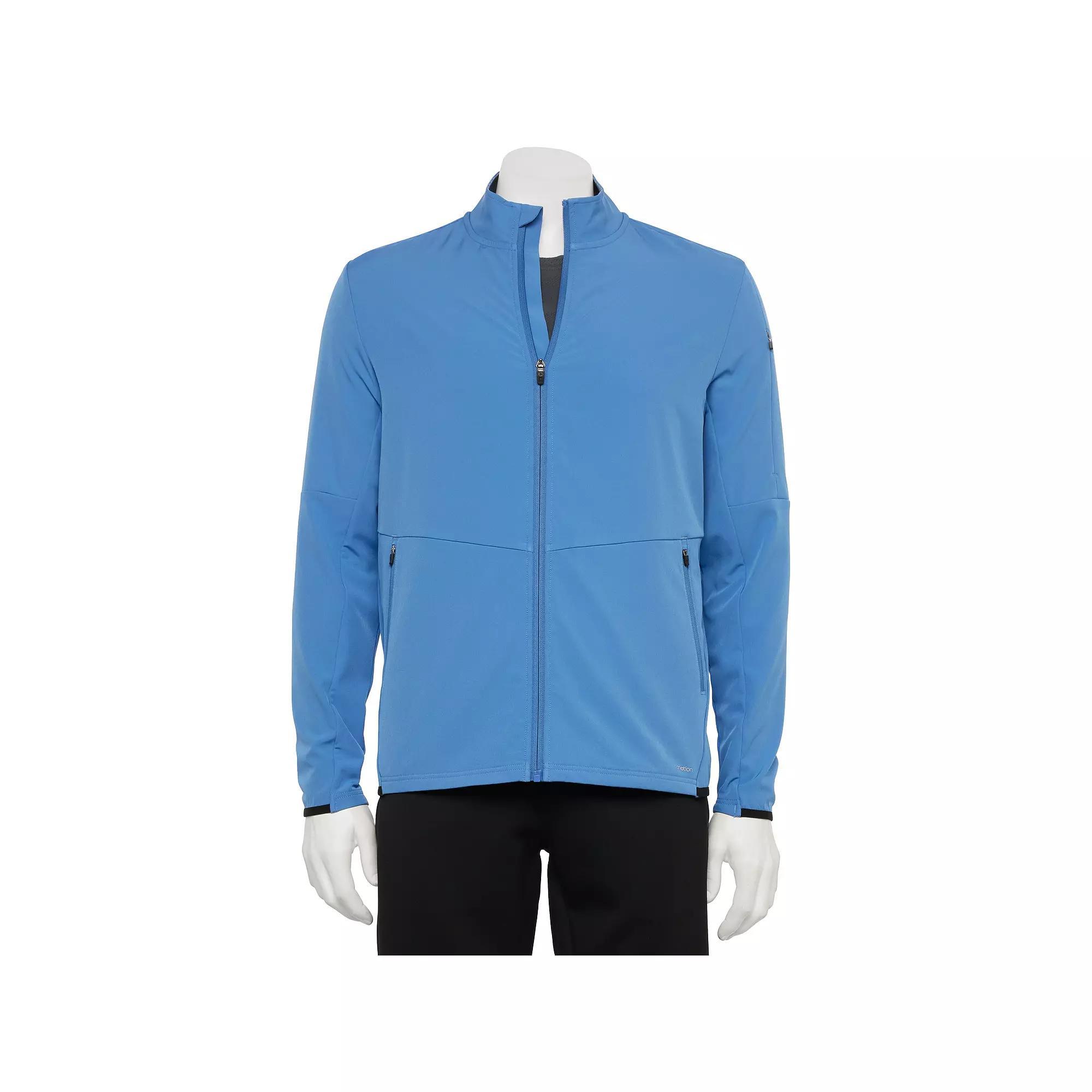 Men's Motion Full Zip Active Jacket, Size: XL, Blue Product Image
