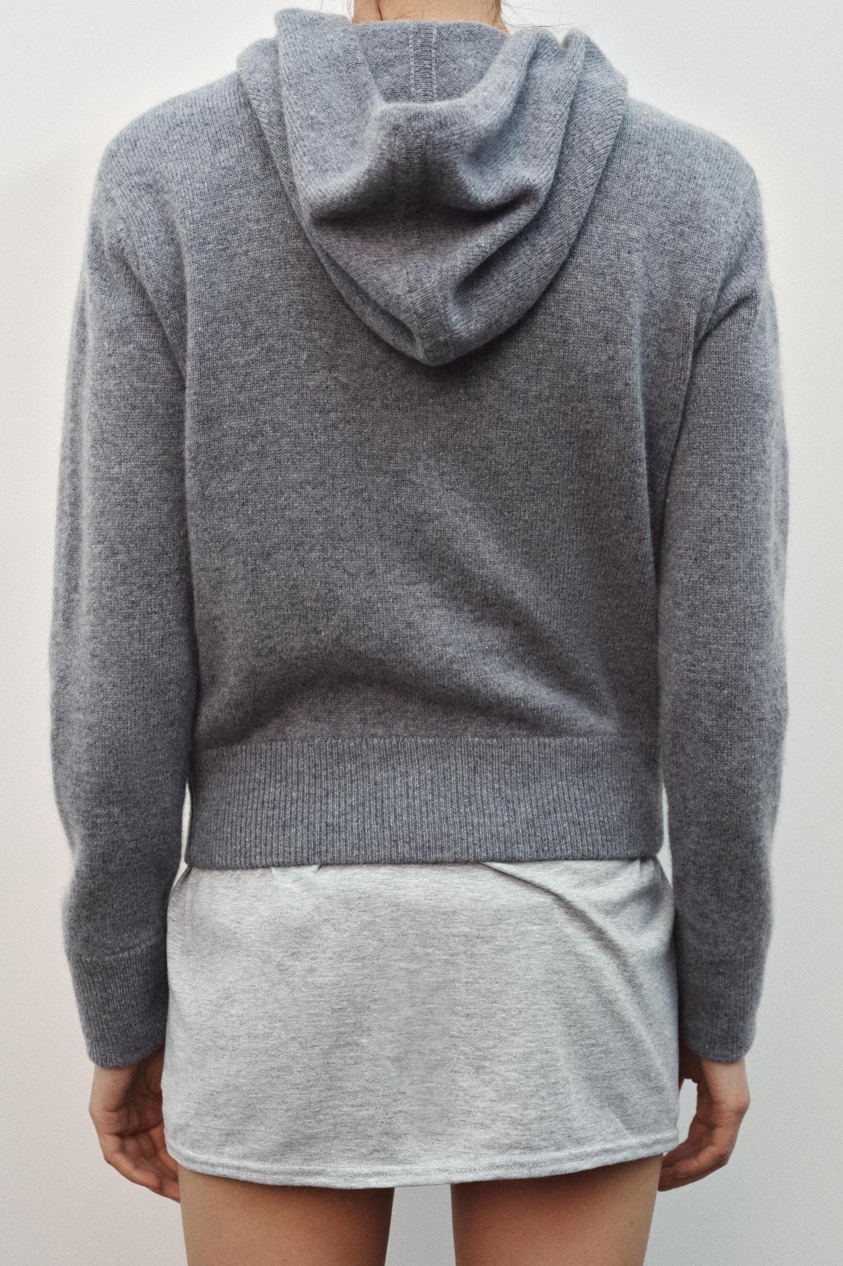 100% WOOL HOODED JACKET Product Image