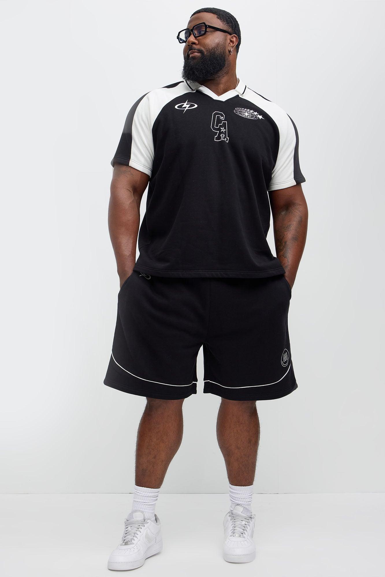 Galaxy Sweatshorts - Black/White Product Image