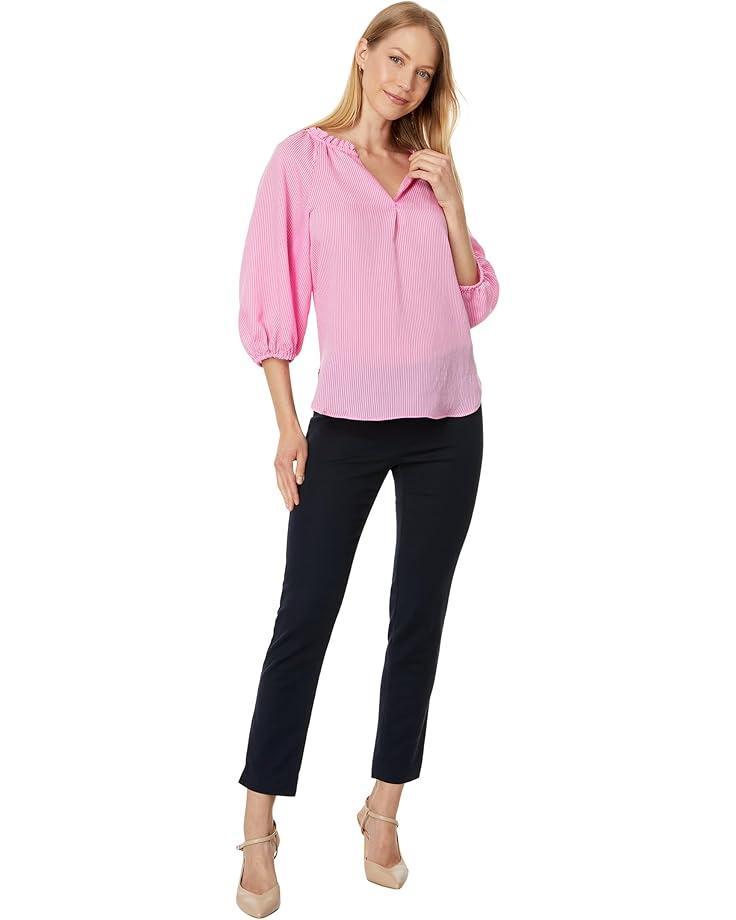Mialeigh Elbow Sleeve Linen Top Product Image