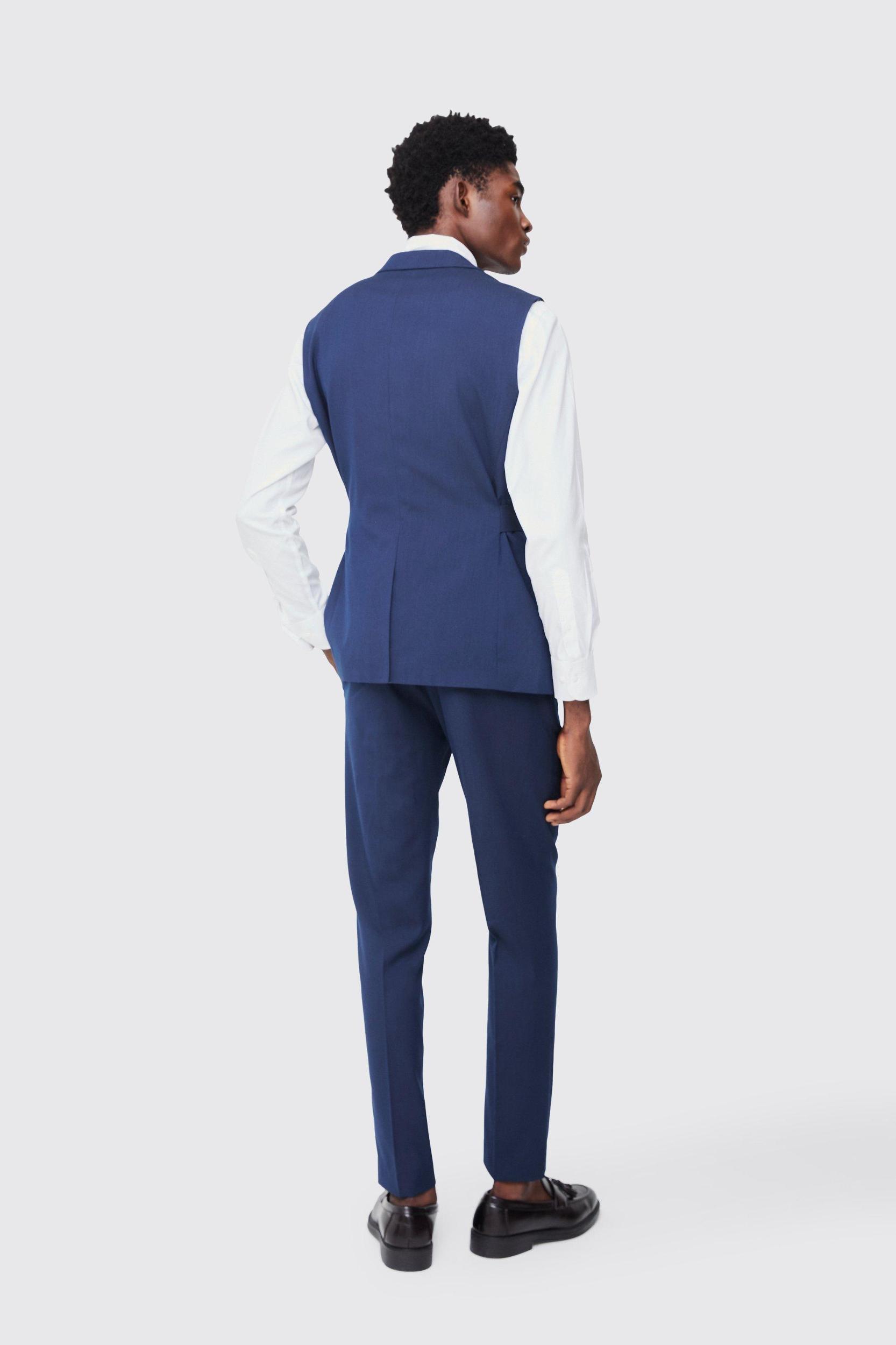 Fixed Waist Slim Pintuck Tailored Pants | boohooMAN USA Product Image