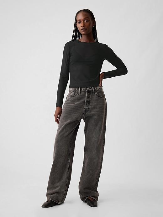 Sheer Cropped T-Shirt Product Image