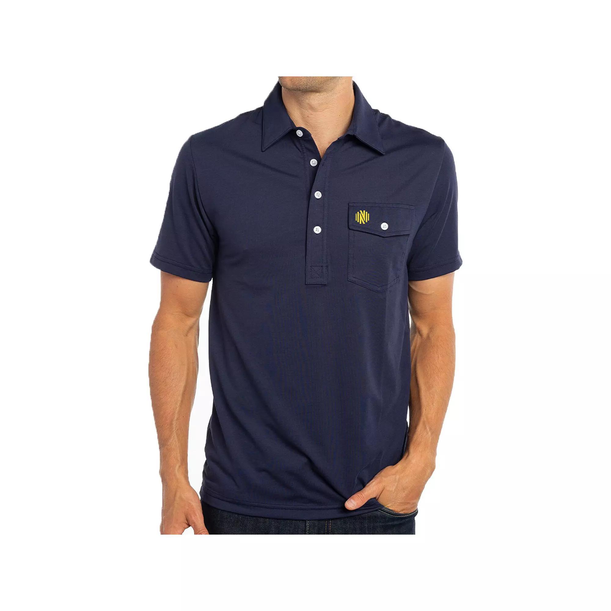 Mens Seattle Sounders FC Player Polo Blue Product Image
