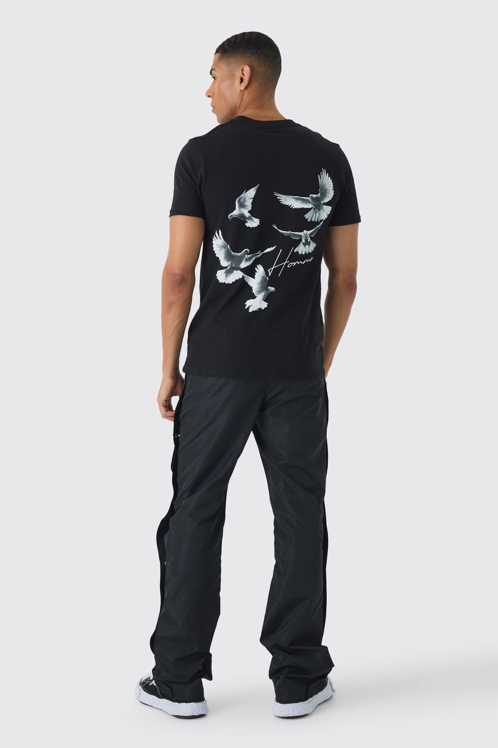 Elasticated Waist Slim Flare Stacked Cargo Pants | boohooMAN USA Product Image