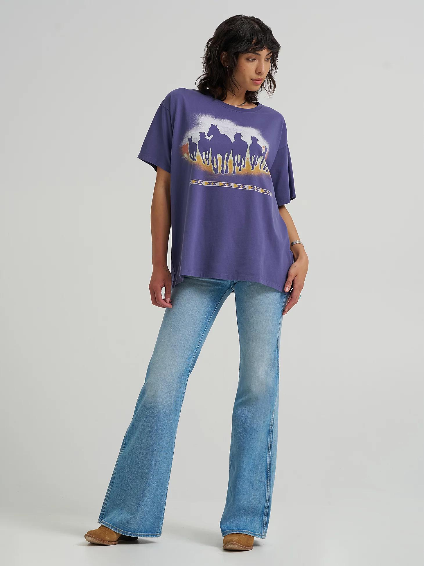 Women's Vintage Horse Graphic Tee | Women's TOPS | Wrangler® Product Image