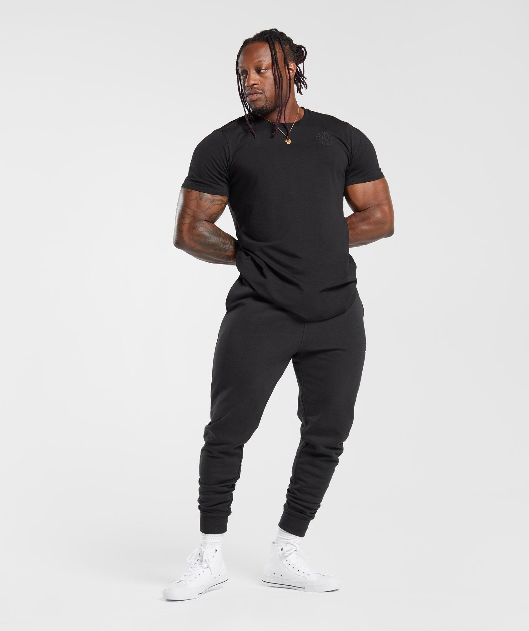 Gymshark Legacy T-Shirt - Black Male Product Image