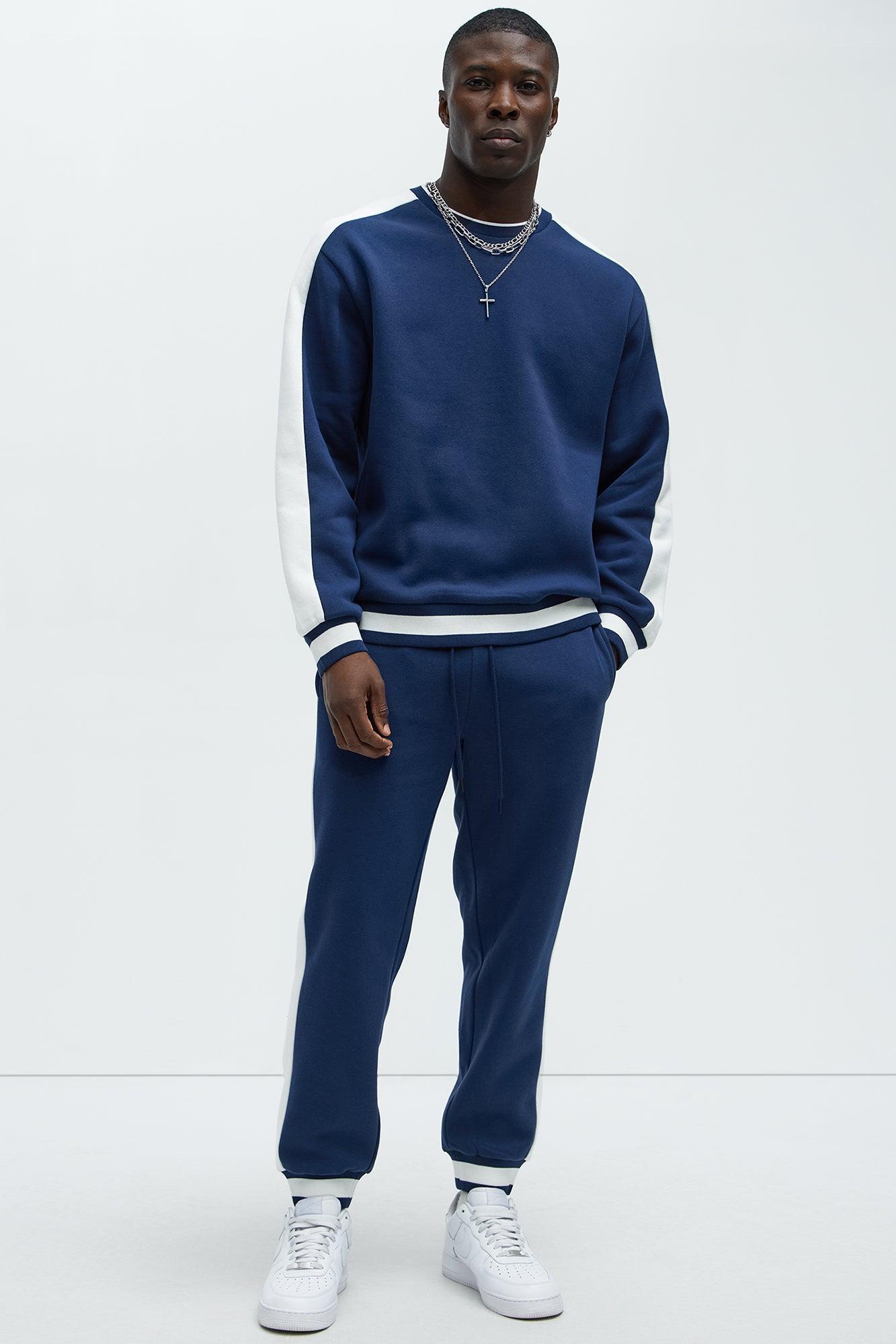 Tyson Drayton Contrast Sweatshirt - Navy/combo Product Image