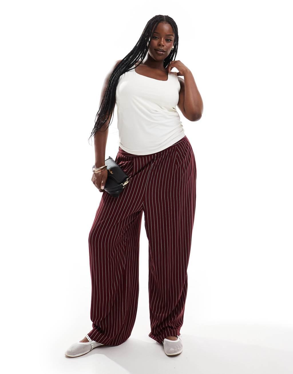 ONLY Curve 2 way top in white Product Image