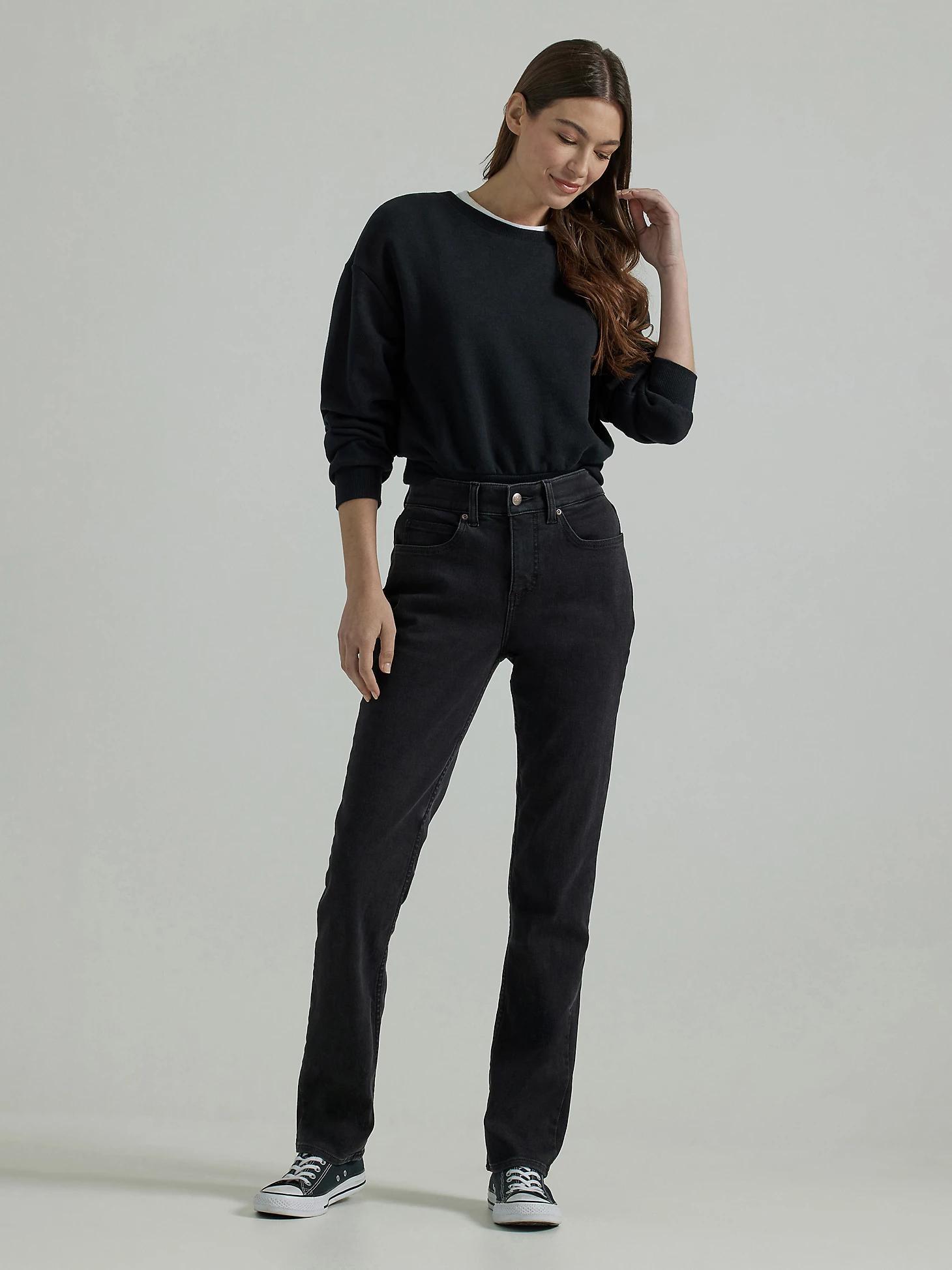 Women's Ultra Lux Comfort with Flex Motion Straight Jean (Petite) | Women's Jeans | Lee® Product Image
