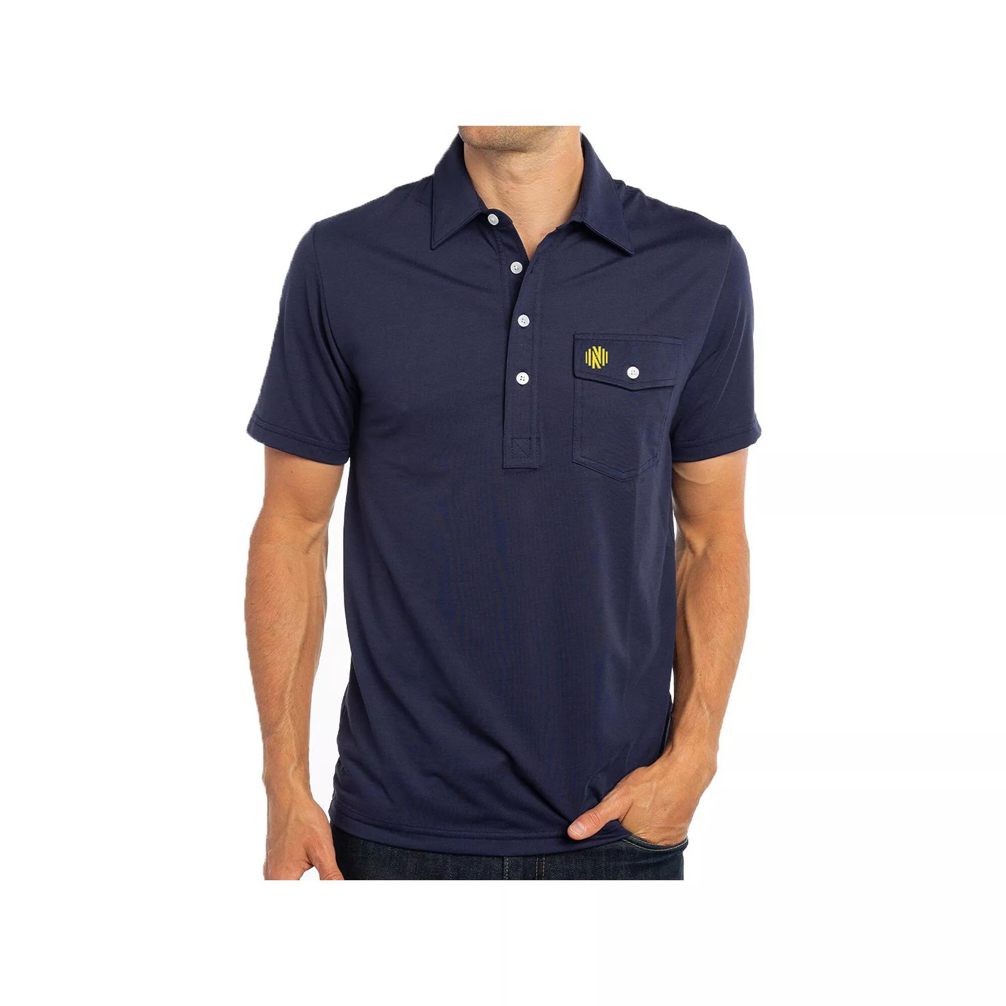 Mens Seattle Sounders FC Player Polo Blue Product Image
