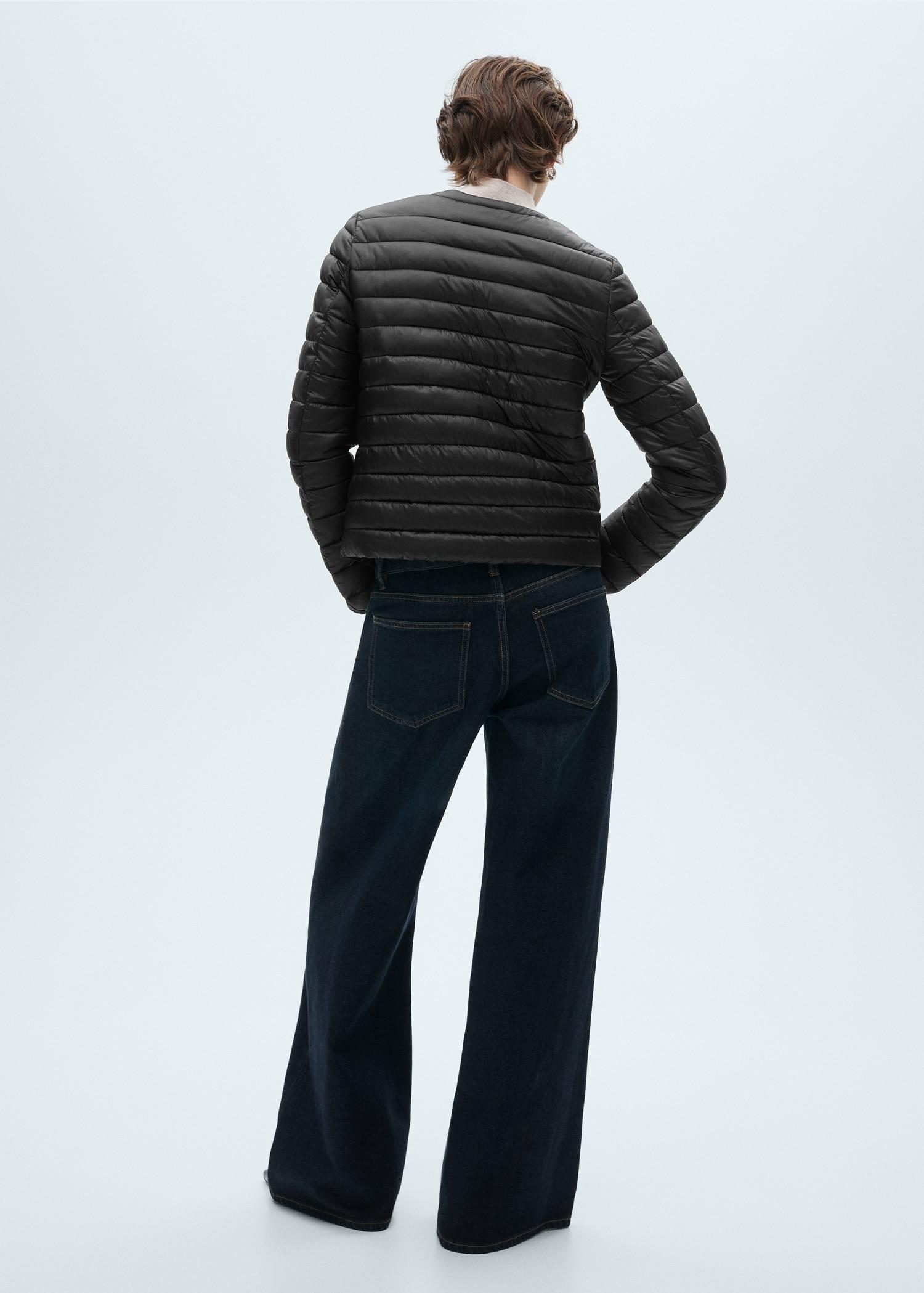 Short padded anorak with pockets - Women | MANGO USA Product Image