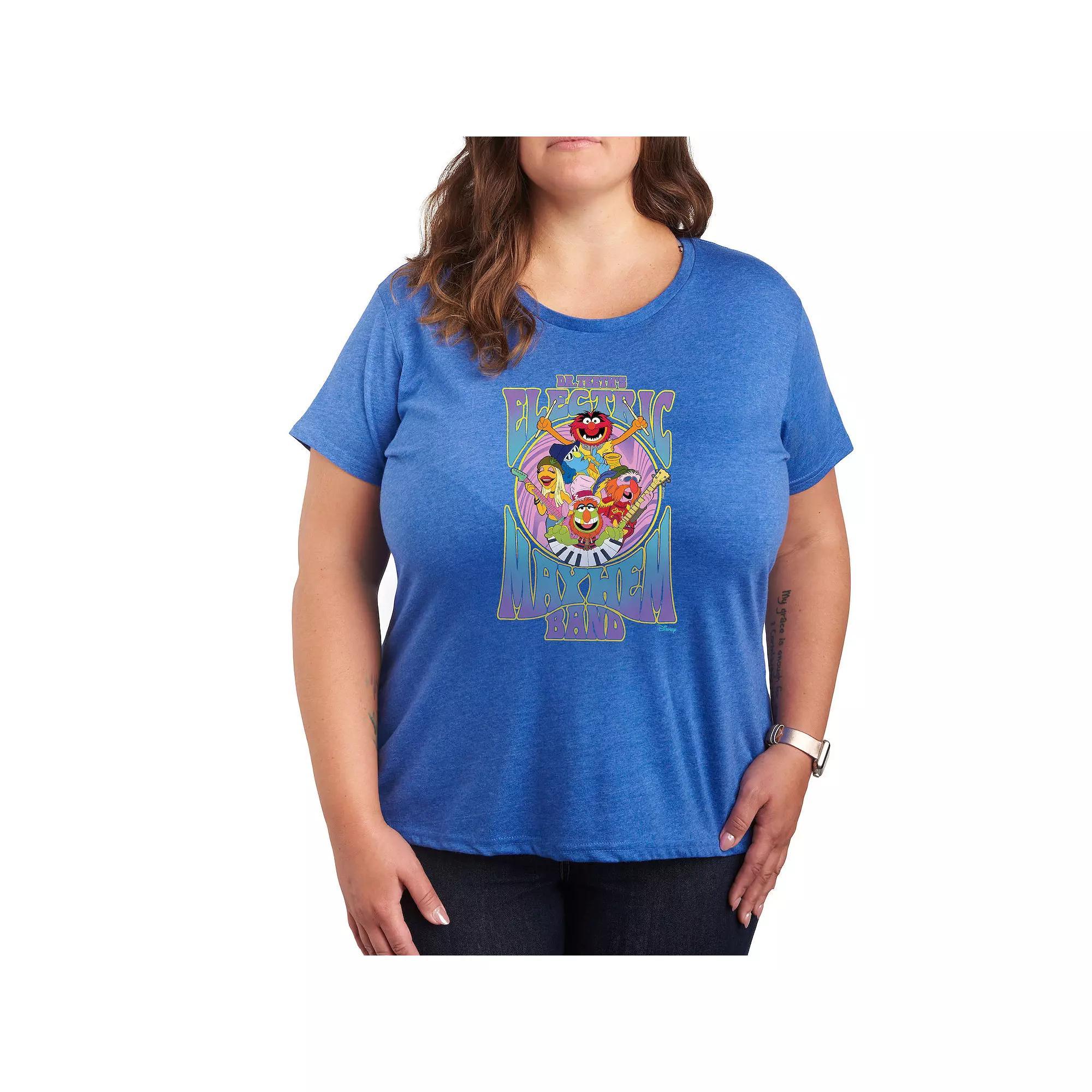 Plus It Is What It Is Graphic Tee, Womens Grey Blue Product Image
