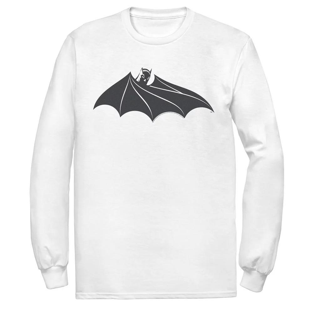 Men's DC Comics Batman Cloak Chest Logo Tee, Size: XXL, Athletic Grey Product Image